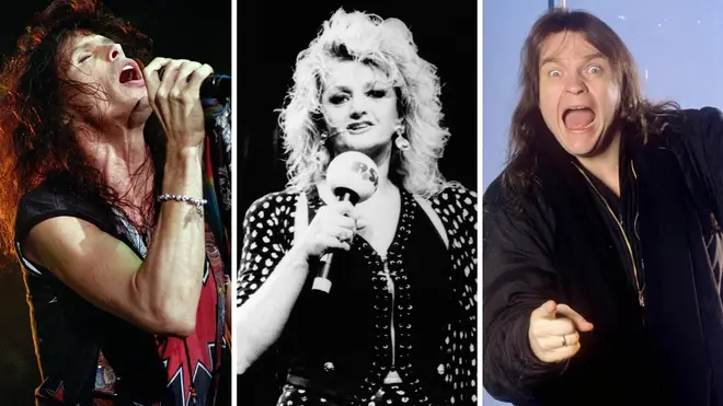 Steven Tyler of Aerosmith, Bonnie Tyler and Meat Loaf, : all good at belting out a power ballad or two