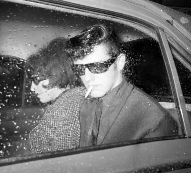 The original Smiths? Maureen and David Smith arrive to give evidence at the Moors Murderers trial in April 1966. A drawing based on one of these photos by the artist Raymond Pettibon later appeared on the cover of Sonic Youth's album Goo.