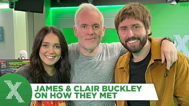 James & Clair Buckley tell Chris Moyles how they met