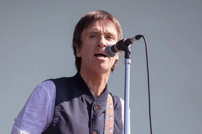 Johnny Marr performing in Hyde Park, July 2022