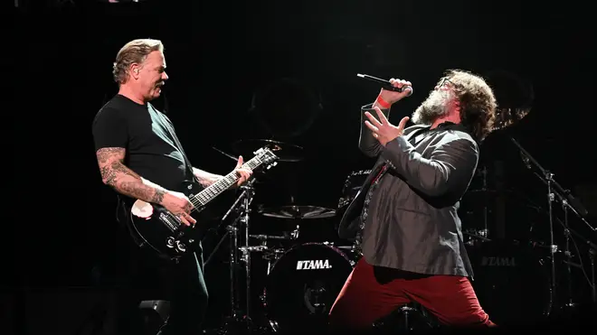 Metallica's James Hetfield and Jack Black
