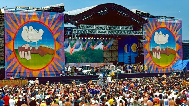 The stage at Woodstock '94