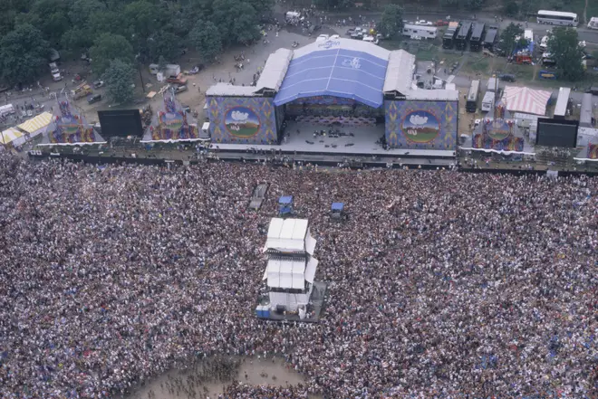 The crowd at Woodstock 94