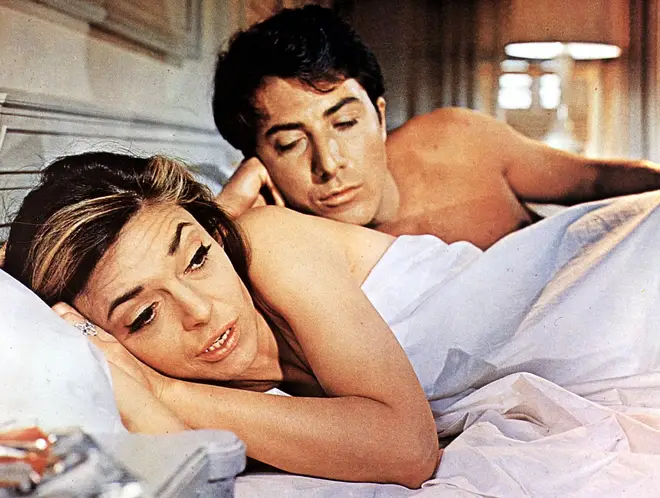 Anne Bancroft as Mrs Robinson with Dustin Hoffman in The Graduate, 1967