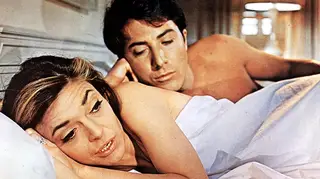 Anne Bancroft as Mrs Robinson with Dustin Hoffman in The Graduate, 1967