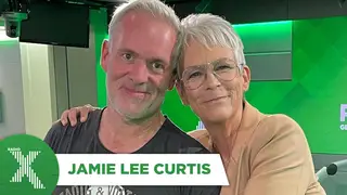 Jamie Lee Curtis and Chris Moyles