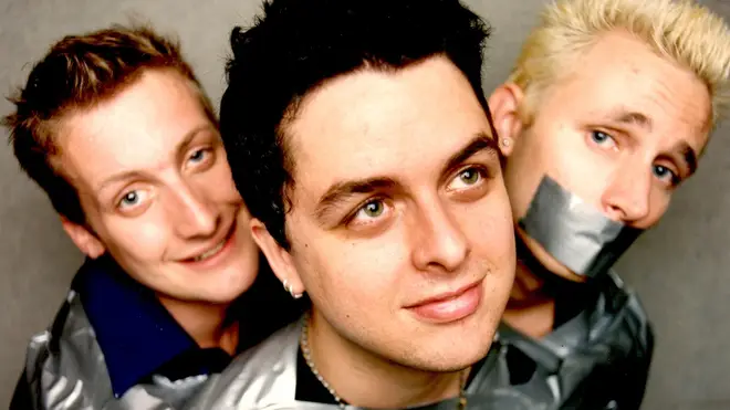 Green Day in 1997: Tre Cool, Billie Joe Armstrong and Mike Dirnt