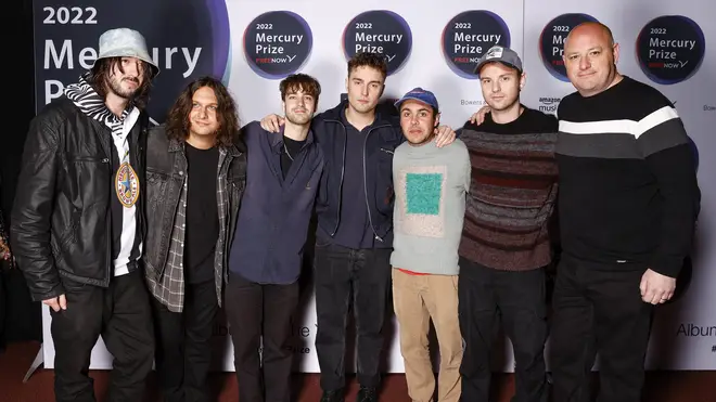 Sam Fender and his band attend the Mercury Prize: Albums of the Year 2022 ceremony