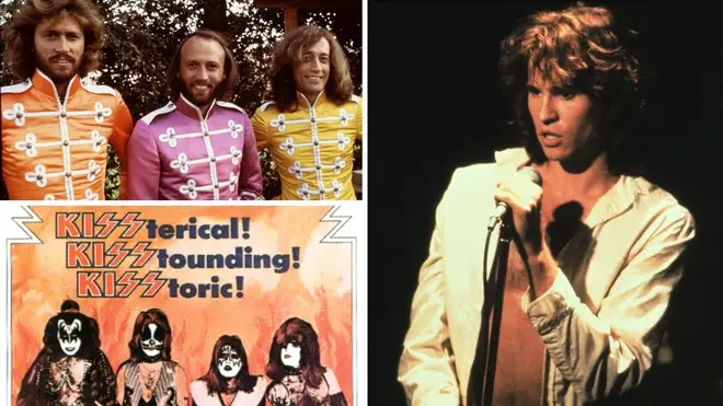 Bad music movies: The Bee Gees in Sgt Pepper's Lonely Hearts Club Band; Kiss Meet The Phantom Of The Park; and Val Kilmer as Jim Morrison in The Doors
