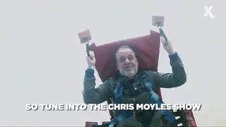 Chris Moyles and Dominic Byrne go zorbing