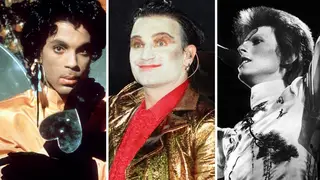 Three rock alter egos: "Camille", "Machphisto" and "Ziggy Stardust"
