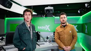 Arctic Monkeys' Alex Turner and Matt Helders