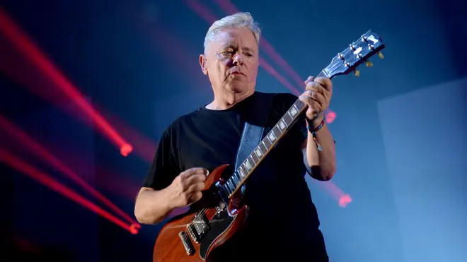 Bernard Sumner of the band New Order performing at the music festival Lollapalooza in Berlin, Germany, 10 September 2016