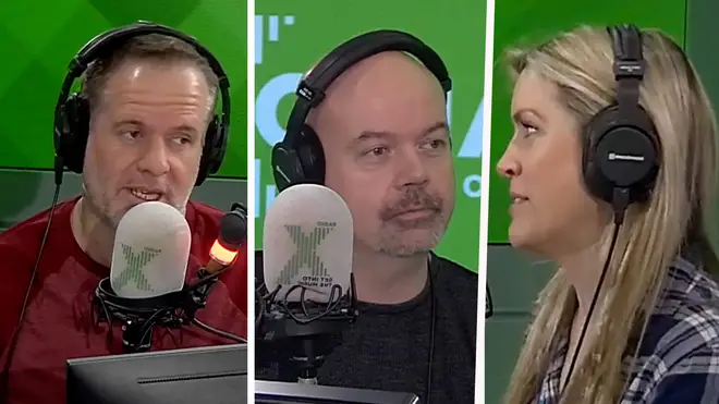 Chris Moyles, Dominic Byrne and Pippa on The Chris Moyles Show