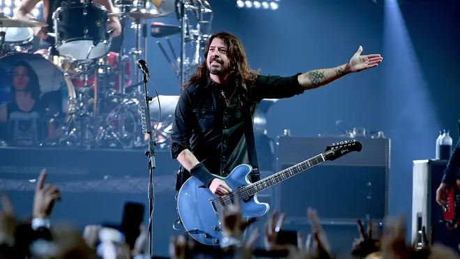 Dave Grohl of Foo Fighters performs onstage at DIRECTV Super Saturday Night 2019 at Atlantic Station on February 2, 2019 in Atlanta, Georgia