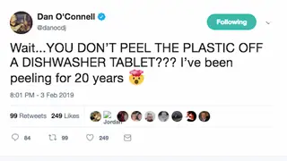Dan O'Connell's amazing tweet