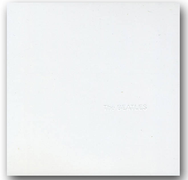 The Beatles - "White Album" cover artwork