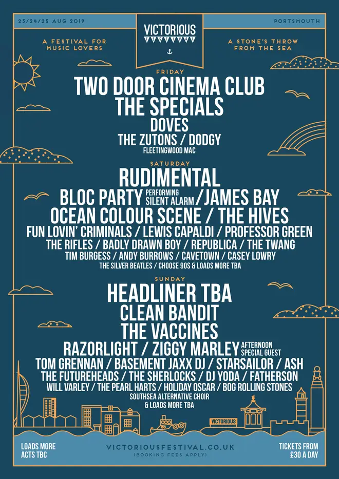 Victorious Festival poster 2019