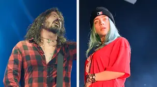Foo Fighters Dave Grohl and Billie Eilish