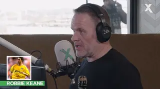Chris Moyles tells a story about his mum meeting Robbie Keane on The Chris Moyles Show