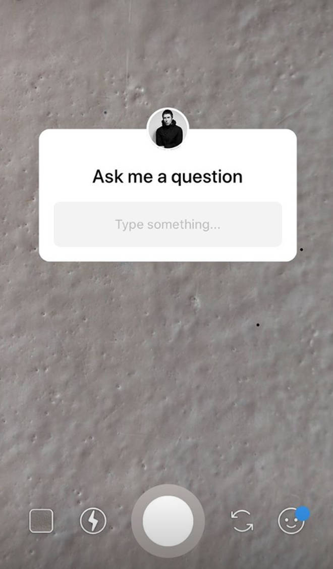 Liam Gallagher tells fans to ask him a question on Instagram