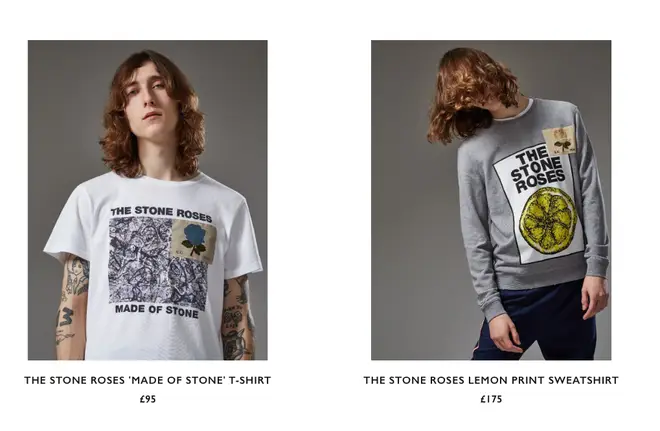 Kent & Curwen x The Stone Roses capsule collection