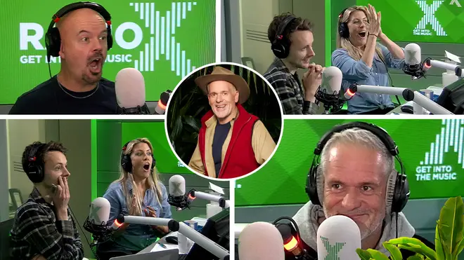 Chris Moyles tells the team he's going on I'm A Celeb