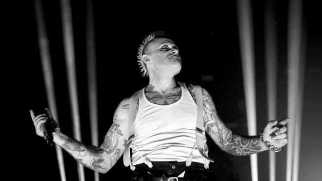The Prodigy's Keith Flint at the O2 Academy Brixton in 2017