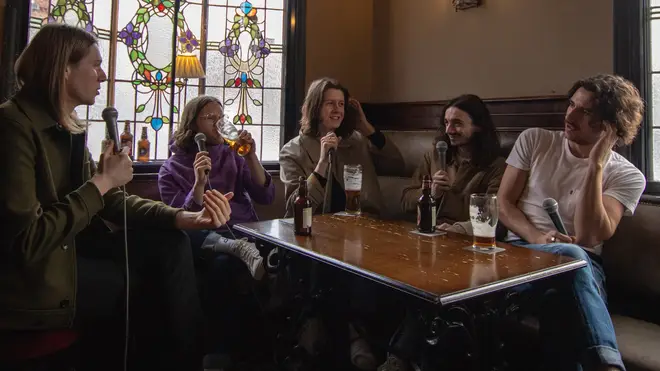 Blossoms launch a Pubcast in the Stockport pub they named themselves after