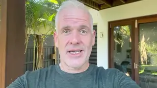 Chris Moyles sends an isolation video from the jungle