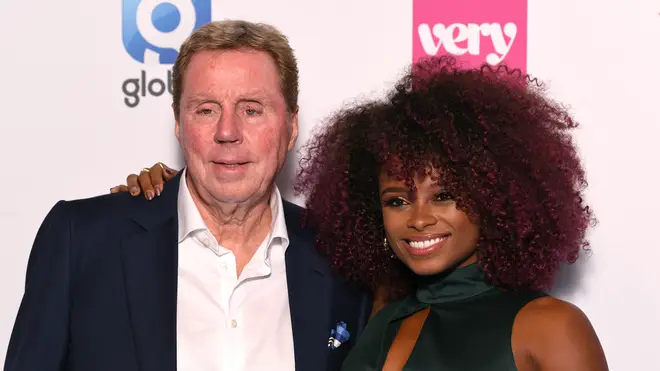 Harry Redknapp (left) and Fleur East at the press room at The Global Awards 2019 with Very.co.uk held at London's Eventim Apollo Hammersmith