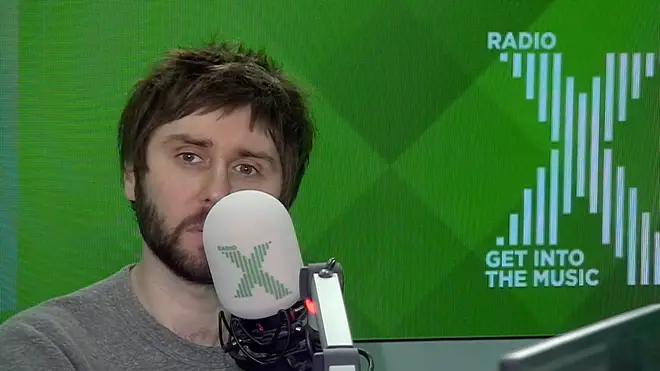 James Buckley talks to Chris Moyles about the "disastrous" Inbetweeners reunion