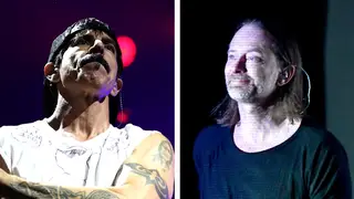 Red Hot Chili Peppers' Anthony Kiedis and Radiohead frontman Thom Yorke