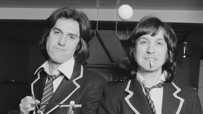 Ray and Dave Davies of the Kinks, January 20, 1976.