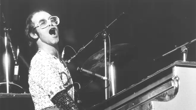 Elton John performs in 1970
