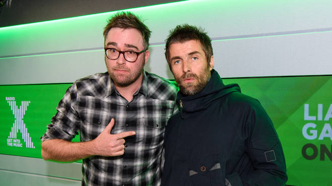 Danny Wallace and Liam Gallagher