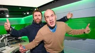 Liam Gallagher and Johnny Vaughan