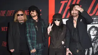 Mötley Crüe at the premiere of Netflix's The Dirt