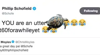 Philip Schofield reacts to Chris Moyles' #happy60thphillipschofield prank