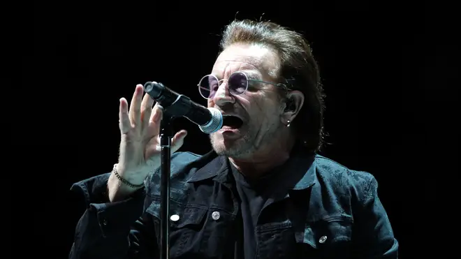 U2 Bono at The O2 London at U2's eXPERIENCE + iNNOCENCE Tour