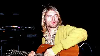 Nirvana's Kurt Cobain in New York in 1990