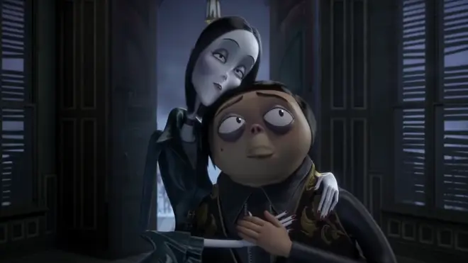 Screengrab of The Addams family 2019 animated film