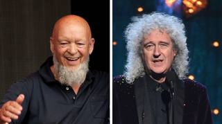 Glastonbury founder Michael Eavis and Queen's Brian May