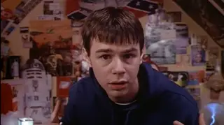 A screenshot from the trailer of the 1999 film Human Traffic