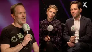 Chris Moyles interviews Scarlett Johansson and Paul Rudd