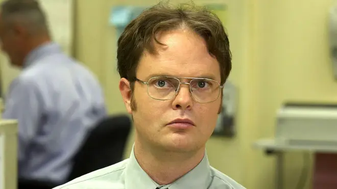 Rainn Wilson as Dwight in season 1 of the American version of The Office (2005)
