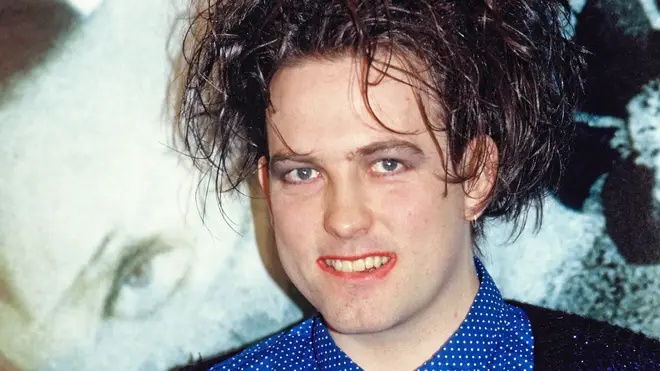 Robert Smith attends a photo-call for the release of the album Disintegration by The Cure in May 1989 in London, England.