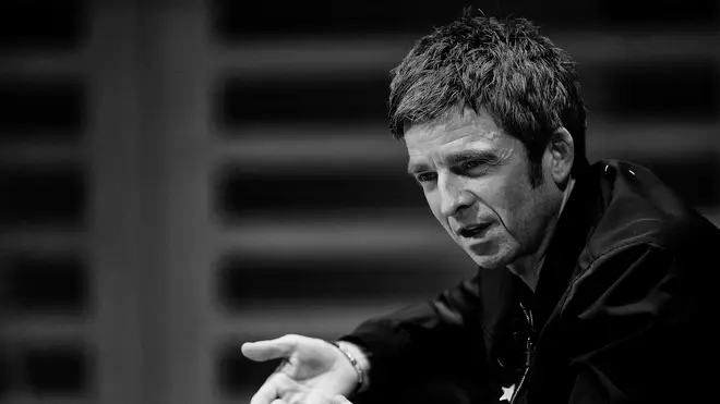 Noel Gallagher speaks at an intimate evening in London in October 2018
