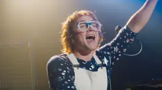 Taron Egerton sings Rocket Man in the official video for the Rocketman film soundtrack