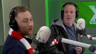 Chris Moyles can't believe how delicate Toby looks after Barcelona
